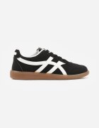 jumelle Adidași Negri pe talpă de cauciuc cu model geometric Sewtila