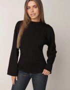 jumelle Bluză din bumbac tip kimono încrețită în talie Obrazia Neagră