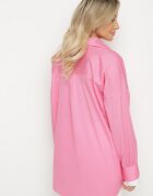 jumelle Cămașă Clasic Fucsia din Bumbac Croi Oversize Ronavelle