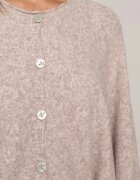 jumelle Cardigan batwing cu lână și mâneci bufante Neliati Bej