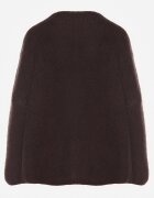 jumelle Cardigan Maro cu decolteu în V din tricot cu lână și mohair Lismio