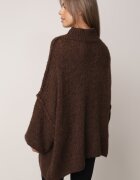 jumelle Maletă Maro cu Lână Oversize cu Linia Umerilor Căzută Lilenae