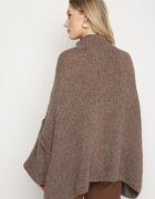 jumelle Maletă maro deschis cu Lână croială oversize cu umeri căzuți Lilenae
