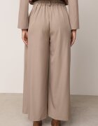 jumelle Pantaloni Maro deschis stil Palazzo cu buzunare oblice Adivena