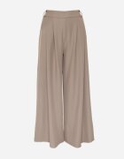 jumelle Pantaloni Maro deschis stil Palazzo cu buzunare oblice Adivena