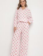 jumelle Pantaloni Roz din bumbac cu croială largă cu elastic în talie Ranoline