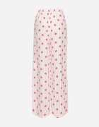 jumelle Pantaloni Roz din bumbac cu croială largă cu elastic în talie Ranoline