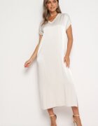 jumelle Rochie Jasnobej din vâscoză cu croială tip cutie Oversize Moratina