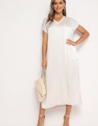 jumelle Rochie Jasnobej din vâscoză cu croială tip cutie Oversize Moratina
