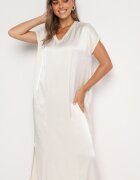 jumelle Rochie Jasnobej din vâscoză cu croială tip cutie Oversize Moratina
