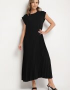jumelle Rochie Neagră Plisată Mavence