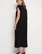 jumelle Rochie Neagră Plisată Mavence