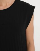 jumelle Rochie Neagră Plisată Mavence