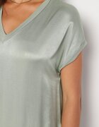 jumelle Rochie Viscoză Verde Deschisă Croi Drept Oversize Moratina
