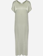 jumelle Rochie Viscoză Verde Deschisă Croi Drept Oversize Moratina
