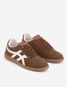 jumelle Sneakers Maro pe talpă de cauciuc cu model geometric Sewtila