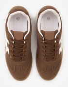jumelle Sneakers Maro pe talpă de cauciuc cu model geometric Sewtila