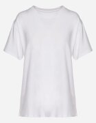 jumelle Tricou Alb din Bumbac în Stil Clasic Tulseli