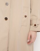 jus de pom Palton Trenci Bej Oversize cu Nasturi Kalei