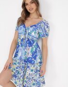 jusdepom Rochie Alb-Bleu Ampea