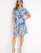 jusdepom Rochie Alb-Bleu Ampea