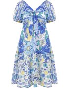 jusdepom Rochie Alb-Bleu Ampea