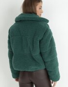 jusdepom Geacă Verde Blană artificială Teddy Zychee