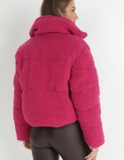 jusdepom Jachetă Fucsia Blană Teddy Zychee