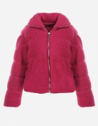 jusdepom Jachetă Fucsia Blană Teddy Zychee