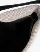 kassandra Geantă Neagră din Bumbac Tip Sac cu Mâner Gavrisa