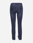 kiss pink Blugi bleumarin Skinny Decorați cu blăniță și perle Onuset