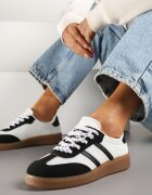 lady glory Adidași Negru-Alb în Stil Tenis Lurilola