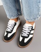 lady glory Adidași Negru-Alb în Stil Tenis Lurilola