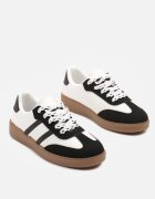 lady glory Adidași Negru-Alb în Stil Tenis Lurilola
