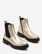 lady glory Botine Clasice Aurii tip Chelsea Ilonna