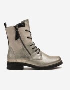 lady glory Botine Gri cu auriu