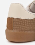 lady glory Sneakers Teniși Bej închis cu Benzi Decorative Jenavena