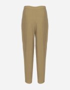 lefon Pantaloni de costum verzi din Modal cu Talie Înaltă Mavice