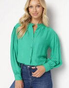 lily rose Cămașă Verde cu Mâneci Plisate Yelia