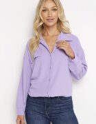 lily rose Cămașă Violetă cu Guler și Clapete Decorative Keitlyn
