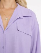 lily rose Cămașă Violetă cu Guler și Clapete Decorative Keitlyn