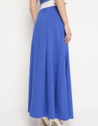 lily rose Fustă albastră maxi cloș în stil de costum Araxna