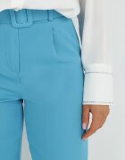 lily rose Pantaloni Albaștri de costum cu curea Nemez