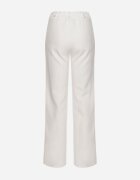 lily rose Pantaloni Albi în stil de costum cu găici de curea Dionissa
