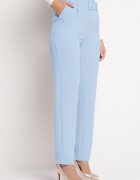 lily rose Pantaloni de costum Albaștri deschiși cu curea Nemez