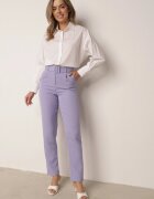 lily rose Pantaloni de costum mov cu curea Nemez
