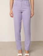 lily rose Pantaloni de costum mov cu curea Nemez