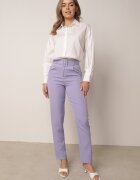 lily rose Pantaloni de costum mov cu curea Nemez