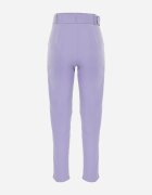 lily rose Pantaloni de costum mov cu curea Nemez
