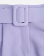 lily rose Pantaloni de costum mov cu curea Nemez